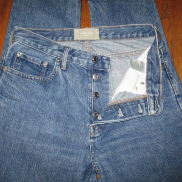 EVERLANE The Cheeky Jean Cropped Button-Fly - Picture 1 of 10